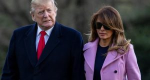 El presidente de Estados Unidos, Donald Trump y la primera dama Melania Trump. EFE