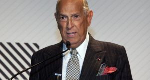 Óscar de la Renta, diseñador dominicano. EFE/Archivo