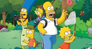 Imagen facilitada por Atresmedia de una de las familias más queridas de la televisión, "Los Simpson", que celebran este viernes su Día Internacional cumpliendo 32 años y con maratones de episodios en Neox y FOX. EFE