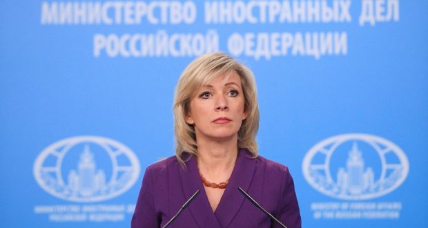 La portavoz de Exteriores de Rusia, María Zajárova