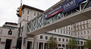 A general view of Emory University Hospital in Atlanta