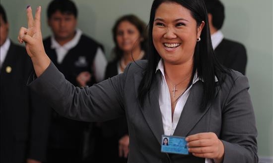 Keiko Fujimori encabeza la intención de voto para las elecciones de 2016 en Perú
En la imagen, la líder del partido Fuerza Popular, Keiko Fujimori.