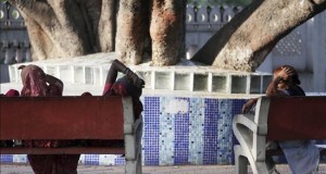 Los muertos por la ola de calor de la India superan ya los 2.000
Varias mujeres descansan bajo la sombra intentando escapar de las altas temperaturas en Amritsar, India.