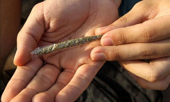 Miami Beach estudia imponer multas por posesión de marihuana menor 20 gramos
Vista de un cigarrillo preparado con marihuana.