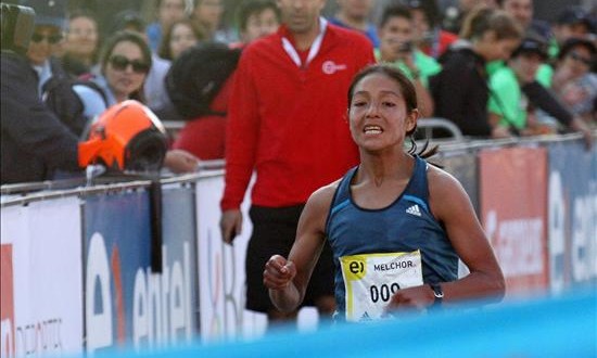 La peruana Melchor y el keniano Korir ganan la "Quito-Últimas Noticias"
En la imagen, la corredora peruana Inés Melchor.