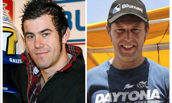 Mueren los pilotos españoles Bernat Martínez y Dani Rivas en un accidente en Laguna Seca
Combo de fotografías de los pilotos españoles Dani Rivas (i), de 27 años, y Bernat Martínez, de 35, que han fallecido esta madrugada en un accidente ocurrido en el circuito de Laguna Seca (EEUU) durante la primera vuelta de una prueba de MotoAmerica Superbike/Superstock. EFE