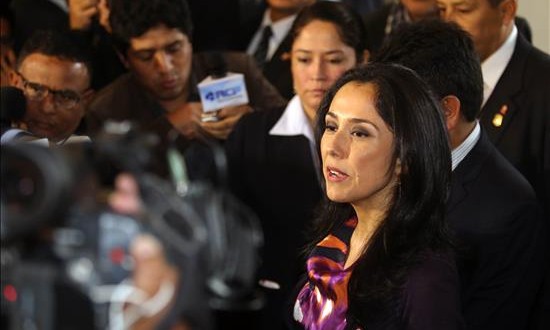 La primera dama de Perú denuncia a excongresista por sustraer documentos de su casa
La primera dama de Perú, Nadine Heredia.