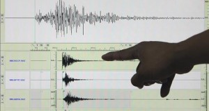 Un terremoto de 5 grados de magnitud sacude el sur de Perú
Un experto interpreta la gráfica generada por un sismógrafo.