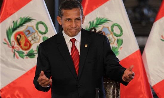 Humala dice que un indulto a Fujimori siempre está abierto a ser evaluado
En la imagen, el presidente de Perú, Ollanta Humala.