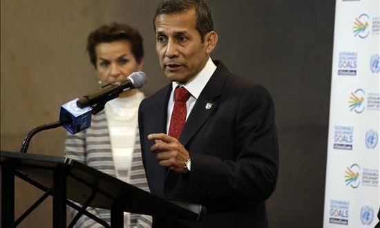 Humala considera "populismo empresarial" los planes de los candidatos presidenciales
En la imagen, el presidente de Perú, Ollanta Humala.