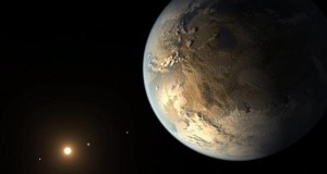 Cinco planetas en línea se pueden observar a simple vista desde la tierra 
Gráfico cedida por del Kepler-186f, el planeta descubierto, que orbita la estrella enana Kepler-186 un poco más fría que el Sol.