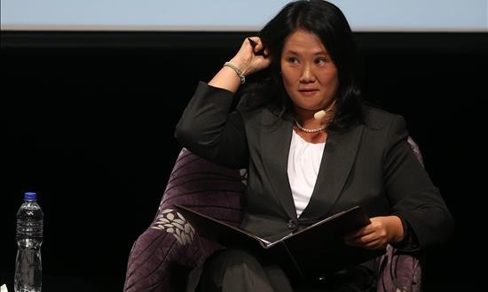 Fujimori, Acuña y Toledo no acuden al primer debate electoral en Perú
En la imagen, la candidata presidencial Keiko Fujimori.