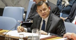 En la imagen, el ministro de Relaciones Exteriores de Perú, Néstor Popolizio. EFE/Archivo