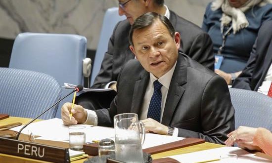En la imagen, el ministro de Relaciones Exteriores de Perú, Néstor Popolizio. EFE/Archivo