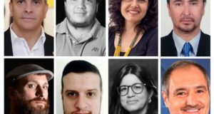 Combo de fotografías de los galardonados con los premios Internacionales de Periodismo Rey de España. De izda. a dcha. Francisco Moreno Fernandez (Premio Don Quijote), Wilfredo Ernesto Miranda Aburto, de Nicaragua (Premio Iberoamericano), Conchi Cejudo Miranda (Premio de Radio), Roberto Navia Gabriel, de Bolivia (Premio especial Iberoamericano de Periodismo Ambiental y Sostenible), Nuno Andre Ferreira, de Portugal (Premio de Fotografia), Marcelo Magalhaes Menezes, de Brasil ( Premio de Televisión), Maryelina Primera, de Venezuela (Premio de Periodismo Digital) y Diego Cabot, de Argentina (Premio de Prensa). EFE