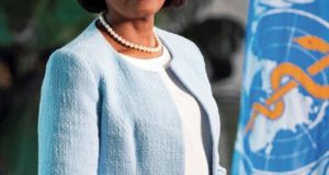 Fotografía facilitada por la Organización Mundial de la Salud (OMS) de la directora regional para África de OMS, Matshidiso Moeti. EFE