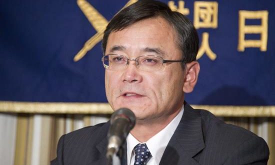 El presidente de Fujitsu, Masami Yamamoto, durante una rueda de prensa en Tokio (Japón), sobre el Fujitsu K. EFE/Archivo