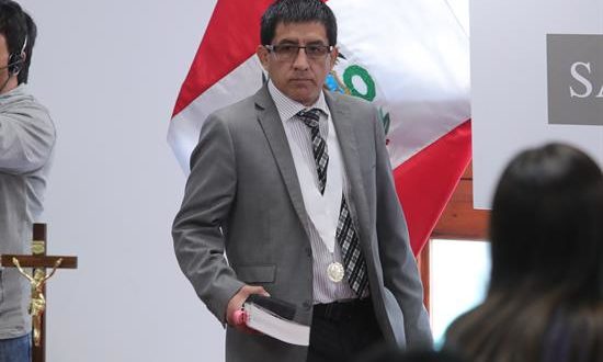 Imagen de archivo del juez Richard Concepción Carhuancho. EFE/Archivo