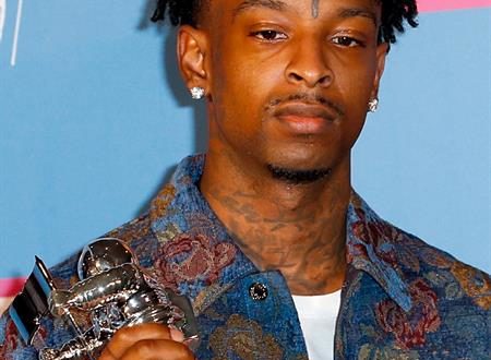 Fotografía de archivo realizada el pasado 20 de agosto que muestra al rapero 21 Savage. EFE/archivo