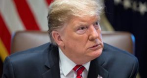 El presidente estadounidense, Donald J. Trump, preside una reunión de su gabinete en la Casa Blanca de Washington D.C (Estados Unidos), este martes. EFE