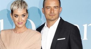 En la imagen, la cantante estadounidense Katy Perry y el actor británico Orlando Bloom. EFE/Archivo