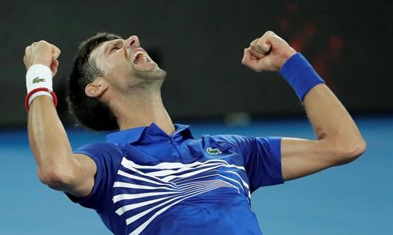 Novak Djokovic, tras ganar el Abierto de Australia. EFE/Archivo