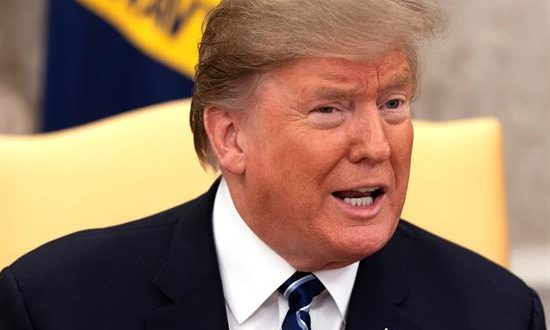 En la imagen un registro del presidente de Estados Unidos, Donald Trump, durante su encuentro con el canciller austriaco, Sebastian Kurz, en la Casa Blanca, en Washington D.C. (EE.UU.). EFE