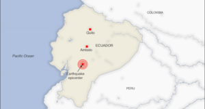 En septiembre de 2018 un fuerte sismo afectó a Ecuador.