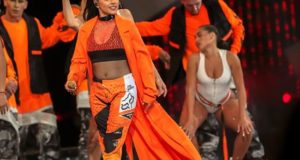 La cantante de música urbana Becky G se presenta, este viernes, en el Festival Internacional de Viña del Mar (Chile). EFE