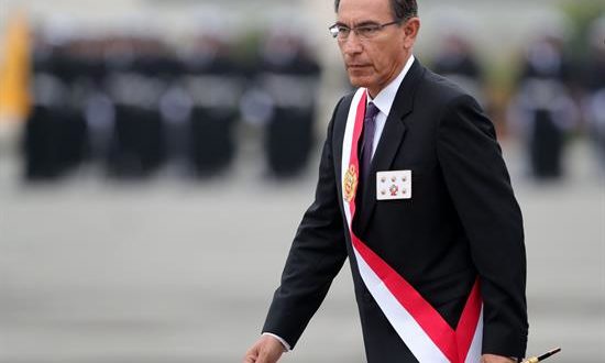 En la imagen, el presidente de Perú, Martín Vizcarra. EFE/Archivo