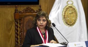 La fiscal general de Perú, Zoraida Ávalos. EFE/Archivo