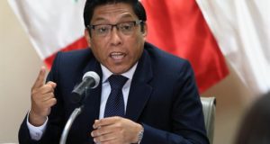 En la imagen, el ministro peruano de Justicia y Derechos, Vicente Zeballos. EFE/Archivo