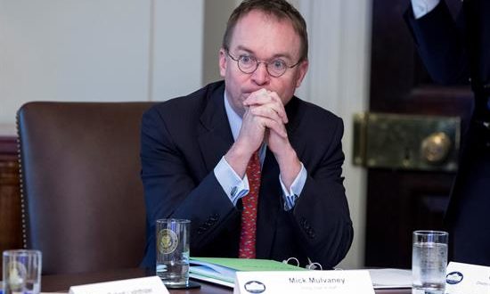 Mick Mulvaney, jefe de gabinete en funciones de la Casa Blanca. EFE/Archivo