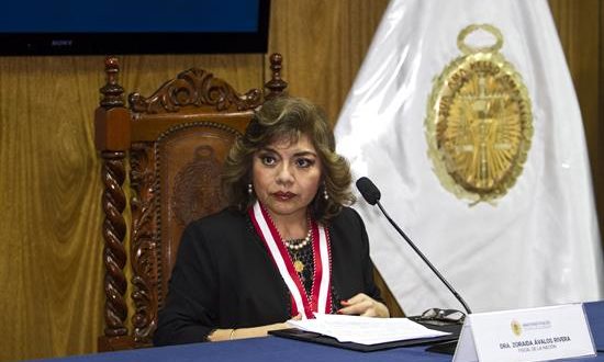 La fiscal general de Perú, Zoraida Ávalos. EFE/Archivo