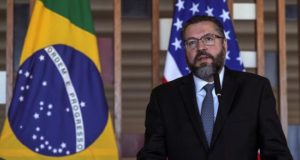 El canciller brasileño, Ernesto Araújo. EFE/Archivo