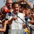 En la imagen, el presidente de la Asamblea Nacional de Venezuela (AN, Parlamento), el opositor Juan Guaidó (c). EFE/Archivo