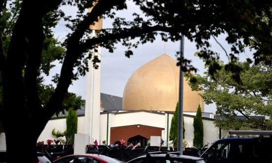 Vista exterior de este lunes de la mezquita de Al Noor en Deans Rd, Christchurch (Nueva Zelanda). EFE/Archivo