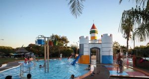 Registro del área de piscinas para niños en las Termas del Daymán, en Salto (Uruguay). EFE
