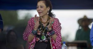 En al imagen, la vicepresidenta de Nicaragua, Rosario Murillo. EFE/Archivo