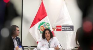 La ministra peruana del Ambiente, Fabiola Muñoz. EFE/Archivo
