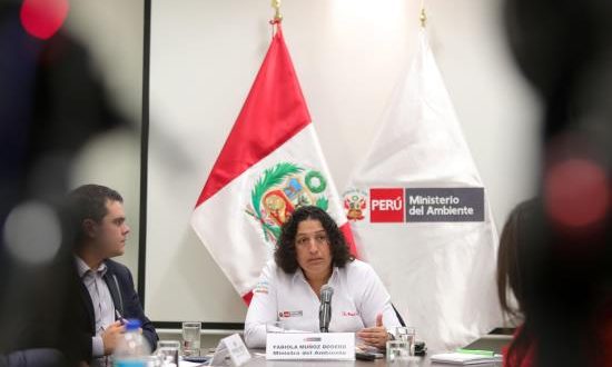 La ministra peruana del Ambiente, Fabiola Muñoz. EFE/Archivo