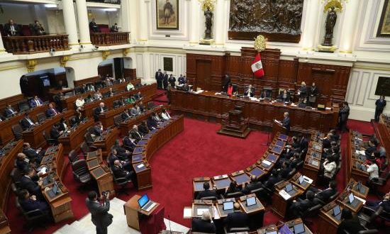 Vista general del Congreso de Perú. EFE/Archivo