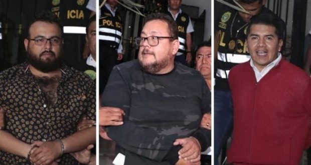 El día que Frank y Jorge Chávez Sotelo, así como Carlos Vargas Arizabal, fueron detenidos en Lima.