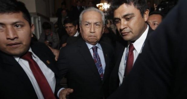 Ex fiscal de la Nación Pedro Chávarry afronta pedido de destitución e inhabilitación. El pleno tendrá la última palabra (Foto: Renzo Salazar)