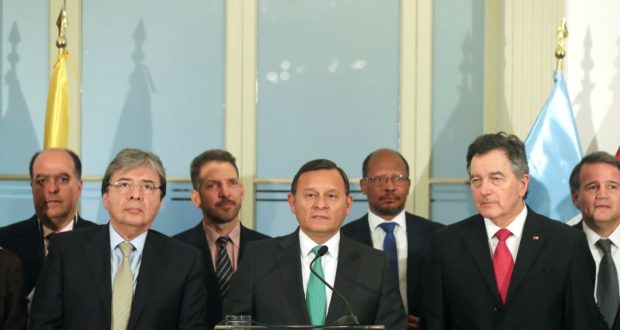 El Grupo de Lima se declaró en sesión permanente el pasado 30 de abril después de que el presidente encargado de Venezuela, Juan Guaidó, diera inicio a la fase final de la “Operación libertad”.