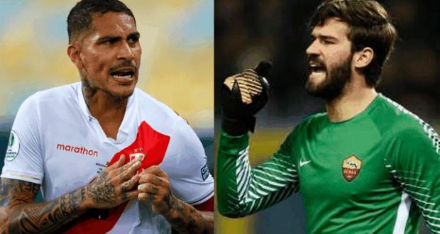 Advertencia de Alisson Becker a Paolo Guerrero