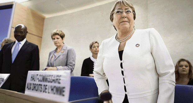 Embajadora. Michelle Bachelet comisionada de la ONU.