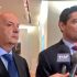 El embajador del gobierno encargado de Venezuela en Estados Unidos, Carlos Vecchio, anunció durante un encuentro con la comunidad venezolana en Washington el nuevo puesto asignado a Iván Simonovis, el miércoles 10 de julio de 2019.
