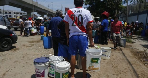 Sedapal cortará el servicio de agua potable en 20 distritos de Lima y Callao por obras de la Línea 2 del Metro de Lima. (Luis Centurión)