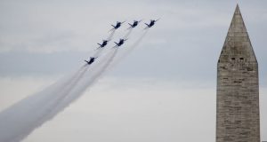 Este año las celebraciones incluyeron una demostración del poderío militar de EE.UU., algo que generó opiniones encontradas.